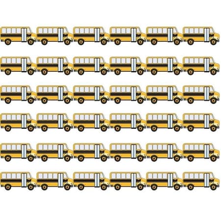 Hygloss Products Hygloss Products HYG33660-6 School Bus Die Cut Border - Pack of 6 HYG33660-6